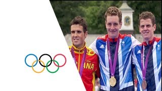 Alistair Brownlee Wins Mens Triathlon Gold  London 2012 Olympics [upl. by Dickens]