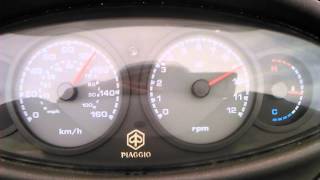 Top Speed Piaggio X9 125 [upl. by Reinert]