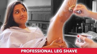 I Got My Legs Professionally Shaved By A Barber [upl. by Floris]