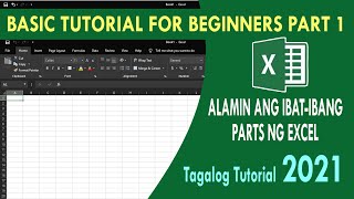 Microsoft Excel tutorial for beginners Tagalog 2021 [upl. by Irok837]