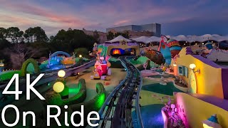 4K Seuss Trolley Train Ride  On Ride 2022  Universal Orlando Resort  Islands of Adventure [upl. by Yekcor]