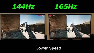 144Hz vs 165Hz  280FPS [upl. by Ecirtahs513]