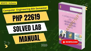 PHP Solved Manual Answers 22619  Manual Answers  MSBTE [upl. by Ayenet]
