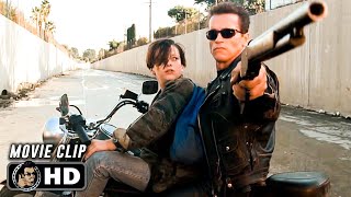 TERMINATOR 2 Clip  Truck Chase 1991 Arnold Schwarzenegger [upl. by Kirenoj]