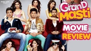 Grand Masti Movie Review  Obnoxious Comedy [upl. by Vanhook]