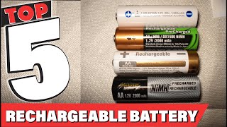 Best Rechargeable Battery In 2024  Top 5 Rechargeable Batteries Review [upl. by Ferdinana]