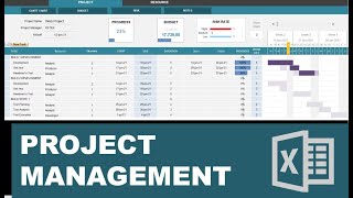 Project Management Template in Excel [upl. by Chainey]