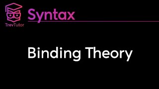 Syntax Binding Theory [upl. by Vernon538]