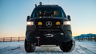 FULL VAN TOUR  Mercedes Sprinter 170 Extended 4x4 [upl. by Esidnak]