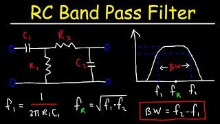 RC Band Pass Filters  How To Design The Circuit [upl. by Voss398]