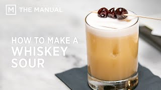 How to Make a Whiskey Sour [upl. by Uthrop]