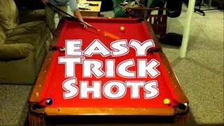 Easy Pool Trick Shots  Beginner Level [upl. by Fawcette810]