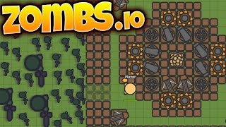 Zombsio  Build Defend Survive  Zombie Fortress Defense IO Game  Zombsio Gameplay Highlights [upl. by Hoover]