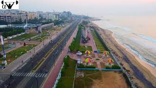 RK Beach  Visakhapatnam  Must visit places in Vizag  Drone footage  DJI Mavic mini [upl. by Osbert512]