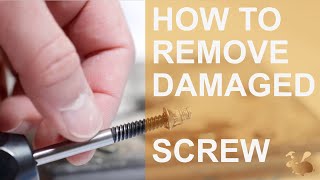 How to Use a Screw Extractor  The proper way [upl. by Onilecram]