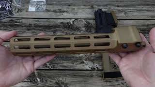 AR15 Pistol Build Series Geissele Automatics 105quot Super Modular Rail MK16 MLOK®  DDC Unboxing [upl. by Ahsocin]