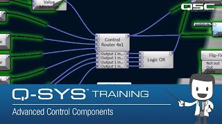 QSYS Control Training Advanced Control Components [upl. by Ennovyahs]