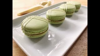 〔法式〕抹茶馬卡龍 Matcha macaron 中英字幕 [upl. by Euqinor]