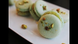 開心果馬卡龍做法 pistachio macaron recipe [upl. by Shriver]