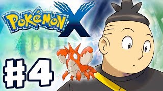 Pokemon X and Y  Gameplay Walkthrough Part 4  Tierno and Corphish Battle Nintendo 3DS [upl. by Sandy966]