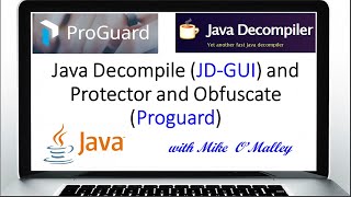 Java  Decompile JDGUI and Obfuscate Proguard Exploration [upl. by Flint]