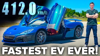 Rimac Nevera review Worlds fastest EV with 258mph top speed [upl. by Notanhoj138]