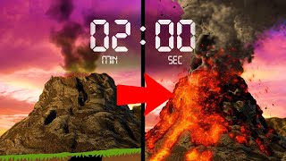 2 Minute Timer VOLCANO 🌋 [upl. by Ajnat56]