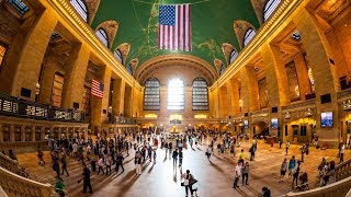 Walking Tour of Grand Central Terminal — New York City 【4K】🇺🇸 [upl. by Ahsilek]