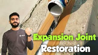 Expansion Joint Repair and Restoration to Stop Water Leakage  Dr Fixit Pidiseal PS [upl. by Emmer]