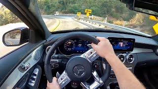 2020 MercedesAMG C63 S Sedan  POV Test Drive [upl. by Rains]