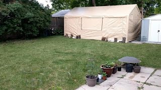 Costco Car Shelter 10 x 20 Review [upl. by Franzoni901]