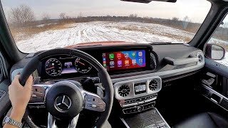 2020 MercedesAMG G63  POV Driving Review [upl. by Schaffel429]