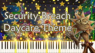 Daycare Theme  FNAF Security Breach Piano Cover [upl. by Eserahs]