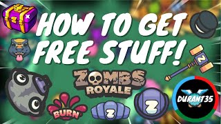 How to Get FREE STUFF in ZombsRoyaleio [upl. by Chellman]