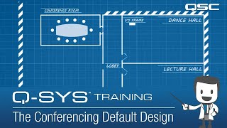 QSYS Training Level 1 Conference Room Default Design [upl. by Ysabel274]