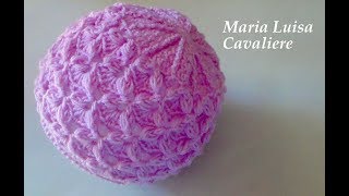 Cappello punto fiocchetti alluncinetto tutorial [upl. by Brenza985]