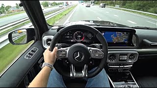 The New Mercedes AMG G63 G Class Test Drive [upl. by Ecnarual]