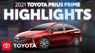 2021 Prius Prime Overview amp Highlights  Toyota [upl. by Dorkas]