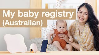 Newborn baby registry recommendations Australia  Essentials most used amp product reviews [upl. by Blain]