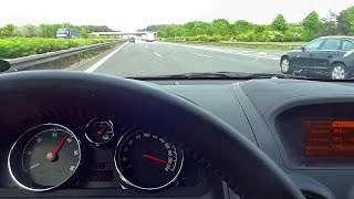 Opel Antara POV Autobahn Top Speed Run [upl. by Criswell119]