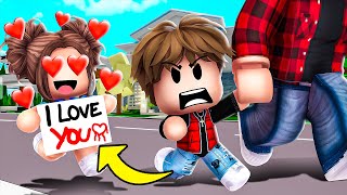 BABY BROOK Has A CRUSH In Roblox Brookhaven [upl. by Leik]