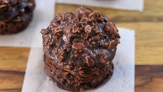 NoBake Chocolate Oatmeal Cookies Recipe [upl. by Egiarc]