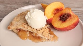 Peach Crumble Pie  Episode 1093 [upl. by Annavoig]