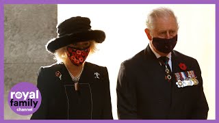 Prince Charles and Camilla Attend Mourning Day in Berlin [upl. by Akinot97]