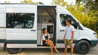 Van Life Tour  Our Custom DIY Sprinter Van Conversion  Eamon amp Bec [upl. by Averil]