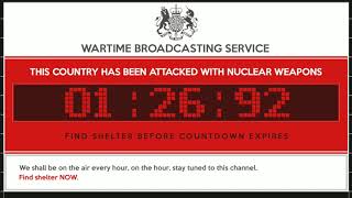 nuke  UK Nuclear Attack Warning [upl. by Annoval]