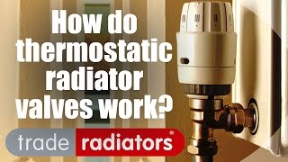 How Do Thermostatic Radiator Valves Work  by Trade Radiators [upl. by Majka]