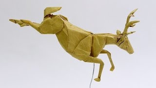 How to make an Origami Deer [upl. by Nosreg896]