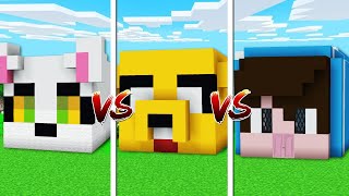 ¡CASA de MIKECRACK vs ACENIX vs SPARTA en MINECRAFT 🏠🆚🏠 RETO DE CONSTRUCCIÓN de 10 SEG a 10 MIN [upl. by Llewoh64]