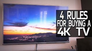 4 Rules For Buying a 4K TV [upl. by Snevets]